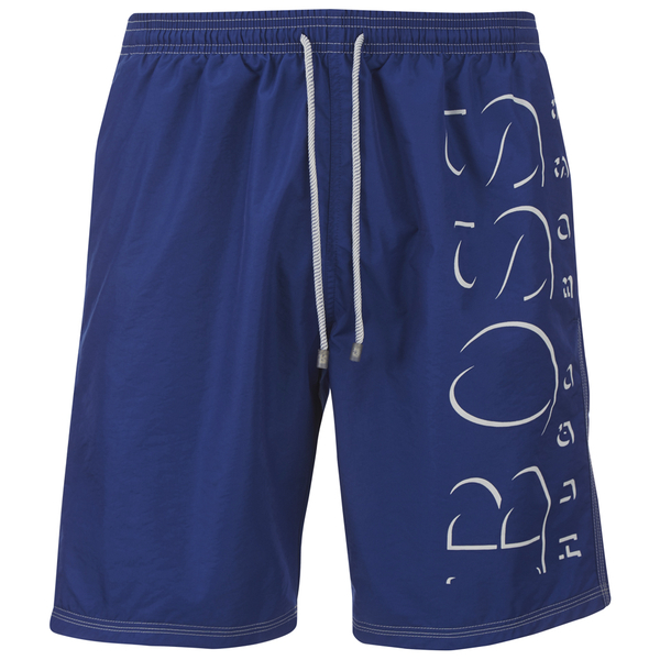 BOSS Hugo Boss Men's Killifish Swim Shorts - Blue - Free UK Delivery ...