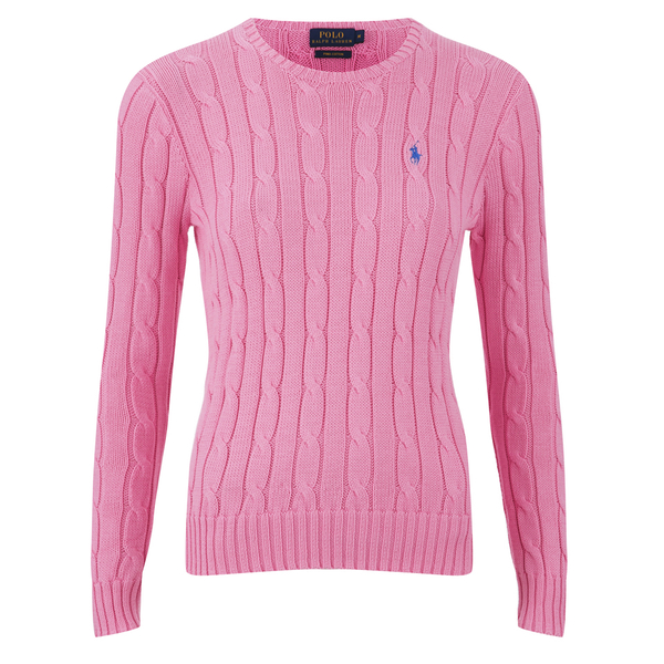 Polo Ralph Lauren Women's Julianna Jumper - Pink Flamingo - Free UK ...