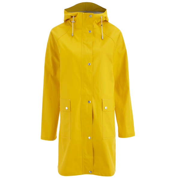 Ilse Jacobsen Women's Patch Pocket Raincoat Cyber Yellow Womens