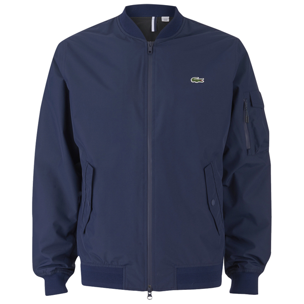 Lacoste Men's Zipped Bomber Jacket - Navy - Free UK Delivery over £50