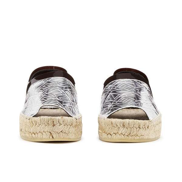KENZO Women's Bay Espadrilles Silver Free UK Delivery over £50