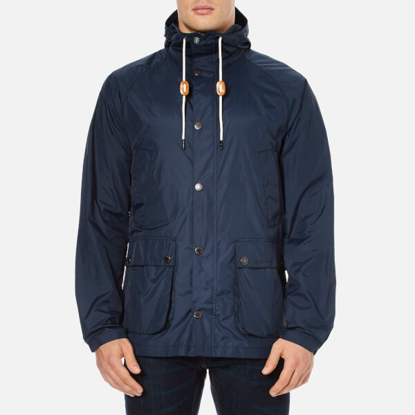 Barbour Men's Hooded Bedale Jacket - Navy - Free UK Delivery over £50