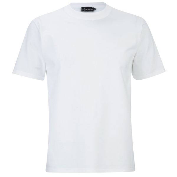 Armor Lux Men's Basic Crew Neck T-Shirt - White - Free UK Delivery over £50