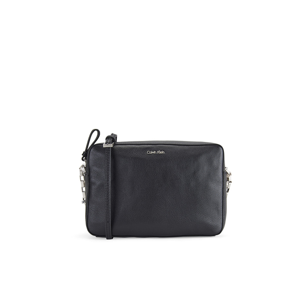 Calvin Klein Women S Kate Pebbled Leather Crossbody Bag Black Calvin Klein Women S Kate Pebbled Leather Crossbody Bag Black Image 1