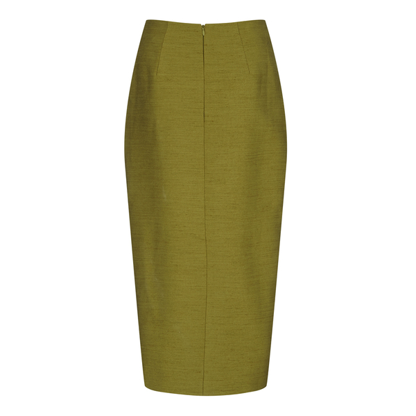 C/MEO COLLECTIVE Women's Perfect Lie Pencil Skirt - Khaki - Free UK ...