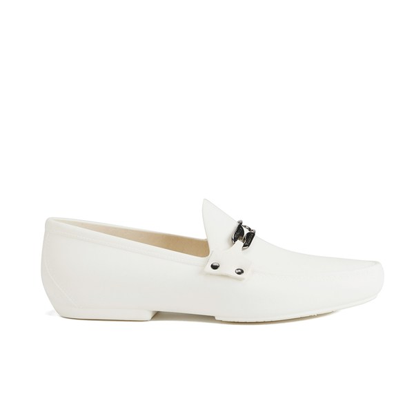 Vivienne Westwood MAN Men's Safety Pin Moccasin Shoes - Pure White ...