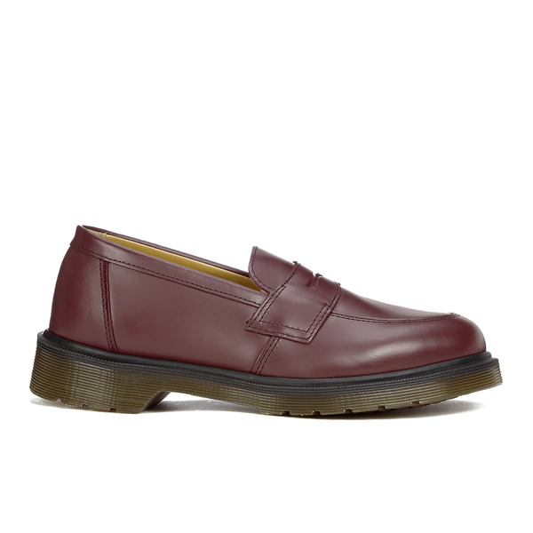 Dr. Martens Women's Addy Loafers - Cherry Red Smooth | FREE UK Delivery ...