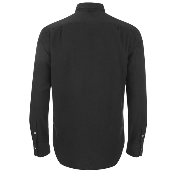 rag & bone Men's Beach Shirt - Black/White - Free UK Delivery over £50