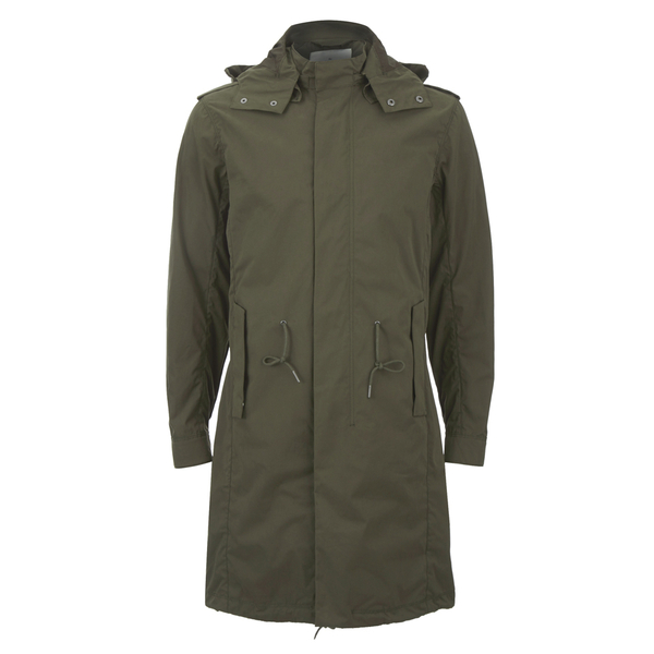 Selected Homme Men's Iconic Fishtail Parka - Olive Night Clothing ...