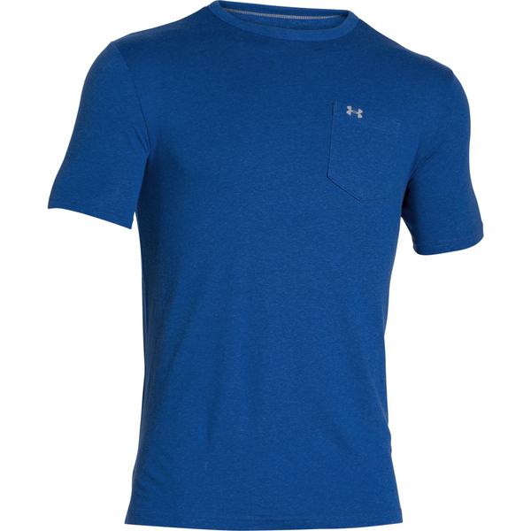 Under Armour Men's Tri-Blend Pocket T-Shirt - Blue Sports & Leisure ...