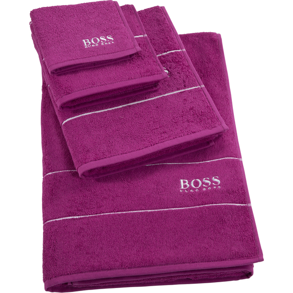 Hugo BOSS Plain Towel Range - Azalea - Free UK Delivery over £50