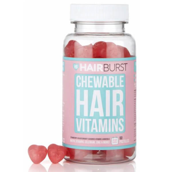 Hairburst Strawberry Chewable Vitamin - 60 capsules  HQ Hair