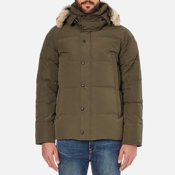 Canada Goose Men's Wyndham Parka - Military Green - Free UK Delivery ...