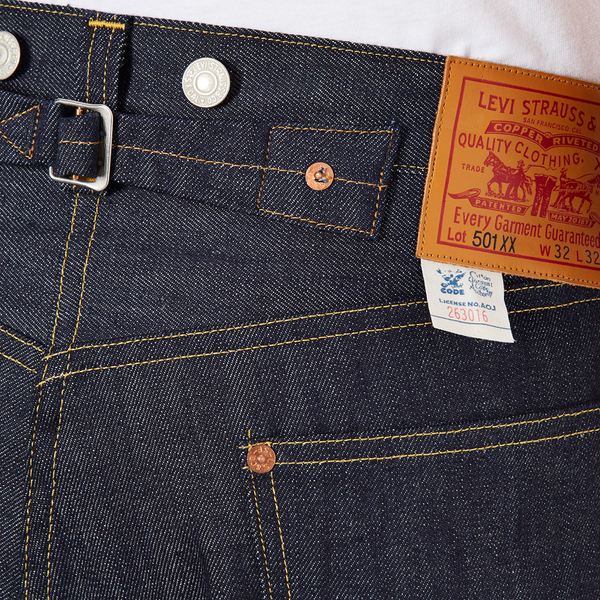 Levi's Vintage Men's 1933 501 5 Pocket Straight Fit Jeans - Rigid ...