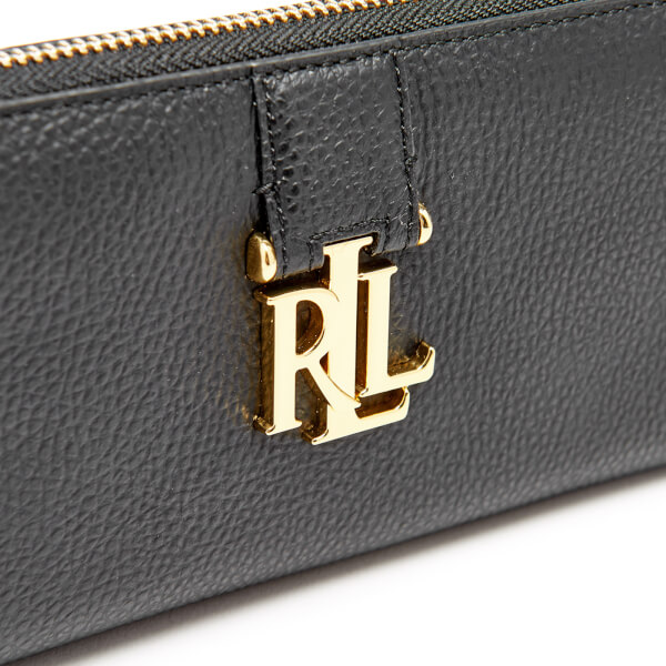 Lauren Ralph Lauren Women's Carrington Zip Wallet - Black
