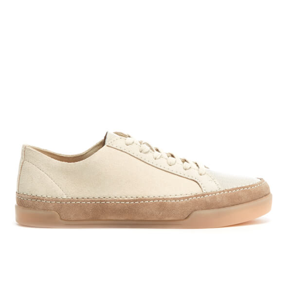 Clarks Women's Hidi Holly Suede Cupsole Trainers - White Combi | FREE ...