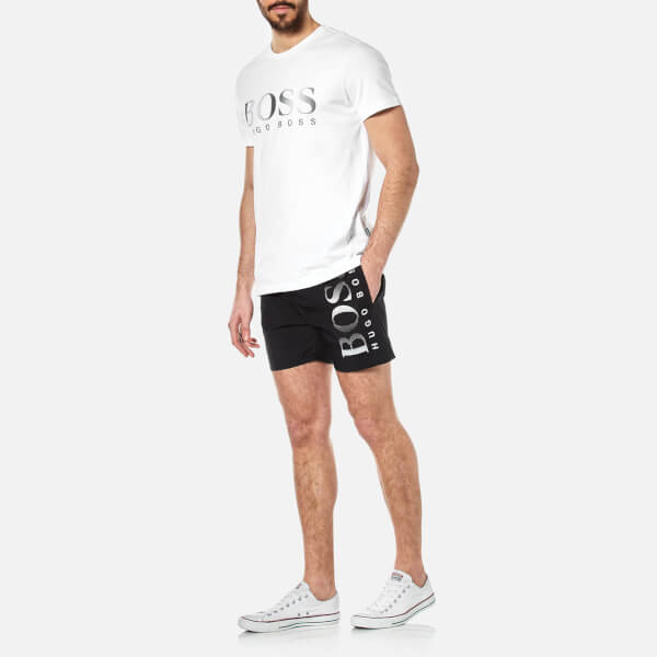 hugo boss shorts and t shirt set mens