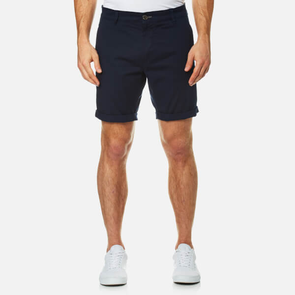 Selected Homme Men's Paris Chino Shorts - Navy Blazer Mens Clothing ...
