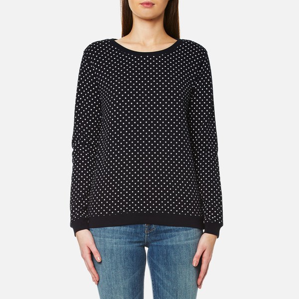 Download Maison Scotch Women's Crew Neck Sweatshirt - Black Womens ...