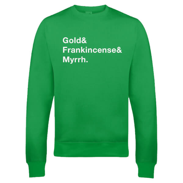 Gold Frank & Myrr Christmas Sweatshirt - Green - XL - Green