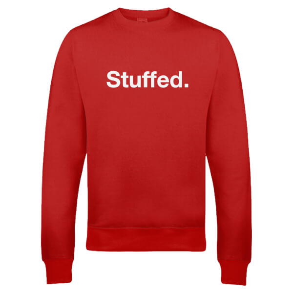 The Christmas Collection Stuffed Christmas Sweatshirt - Red - M - Red | adult