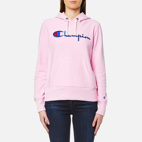 Champion Women's Hooded Sweatshirt - Pink Womens Clothing | TheHut.com