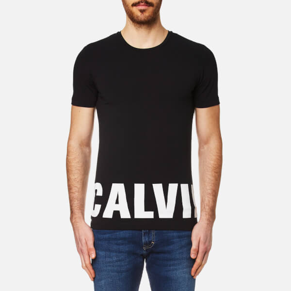 Calvin Klein Men's Troop Slim Fit T-Shirt - CK Black Clothing | TheHut.com