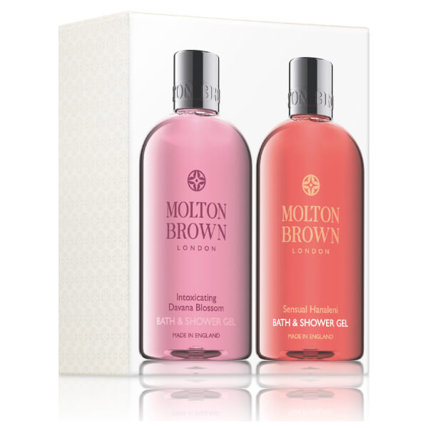 Molton Brown Intoxicating Davana Blossom and Sensual Hanaleni Bath and Shower Gel Set Buy