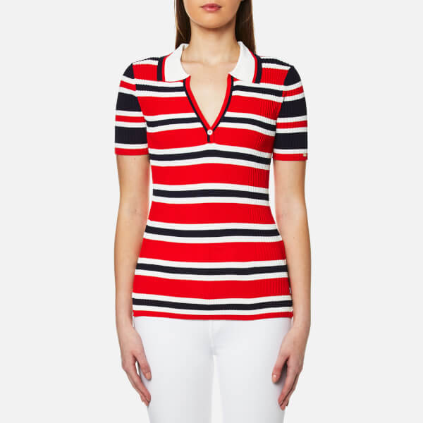 Tommy hilfiger red t shirt womens