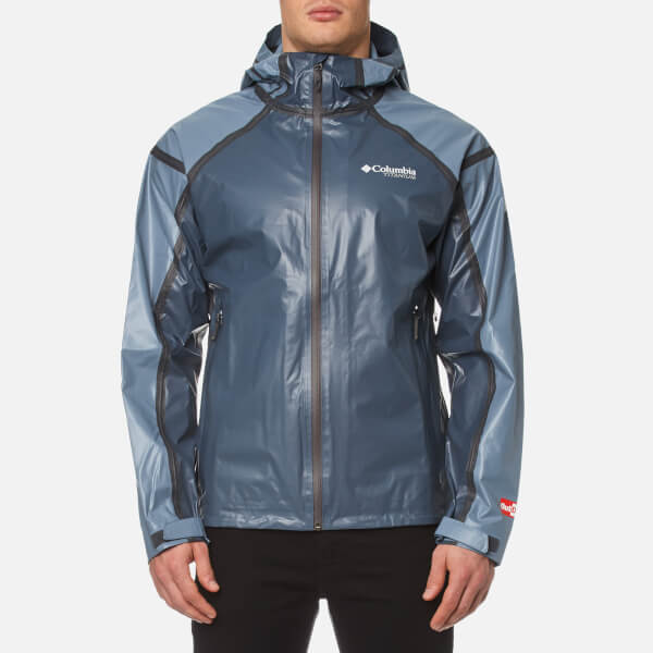 Columbia Men's Outdry Ex Gold Tech Waterproof Shell Jacket Zinc Steel