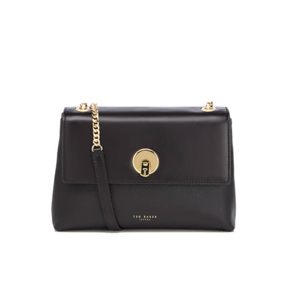 Ted Baker Women's Mihai Chain Circle Lock Cross Body Bag Black