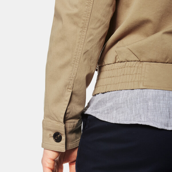 Michael Kors Men's Garment Dyed 4 Pocket Bomber Jacket - Khaki Clothing ...