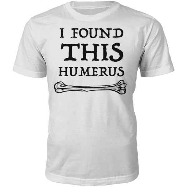 T-Junkie Humerus Slogan T-Shirt - White - XXL - White