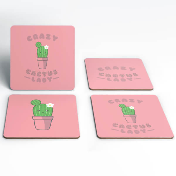 Crazy Cactus Coaster Set