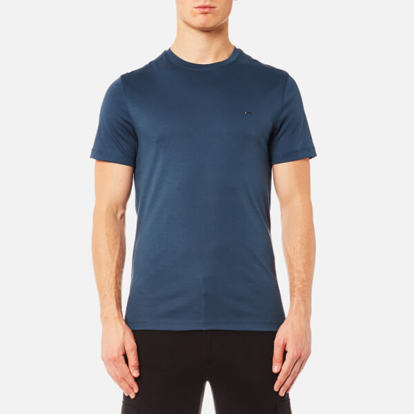 Michael Kors Men's Sleek MK Crew TShirt Denim Free UK Delivery