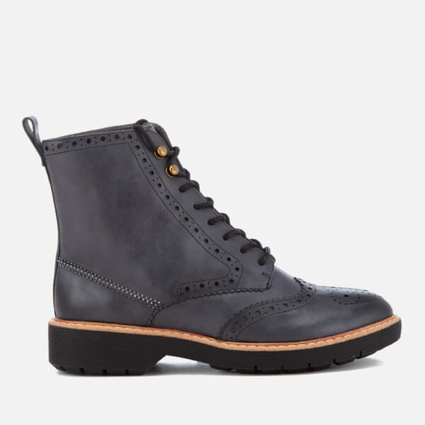 clarks brogues boots