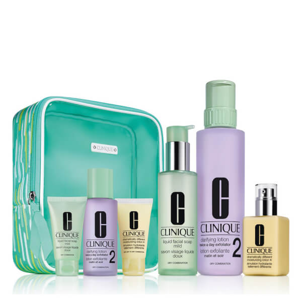 Clinique Jumbo 3Step Set for Dry Skin Type 1 and 2 Free Shipping