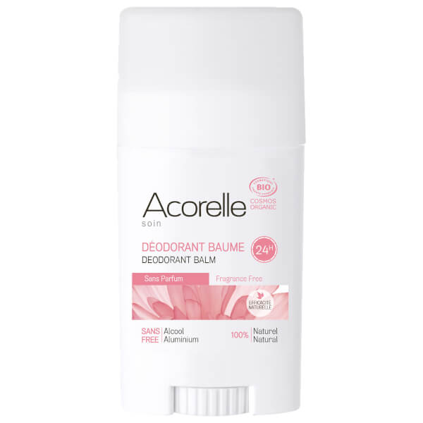 Acorelle Organic Fragrance Free Deodorant Balm 40g