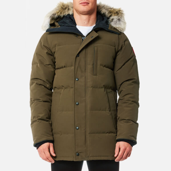 Canada Goose Men's Carson Parka - Military Green - Free UK Delivery ...