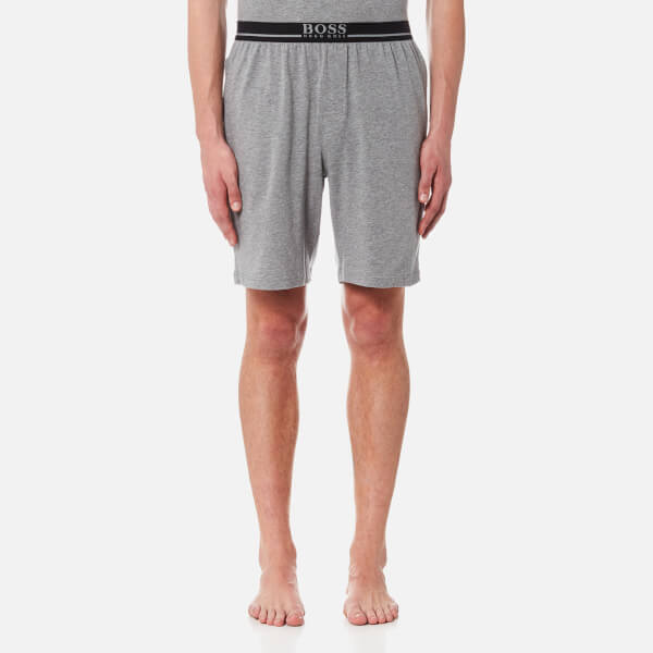 BOSS Hugo Boss Men's Small Logo Sweat Shorts - Grey Mens Clothing