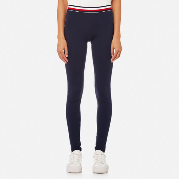 Tommy Hilfiger Women's Leggings Navy Blazer Womens Clothing