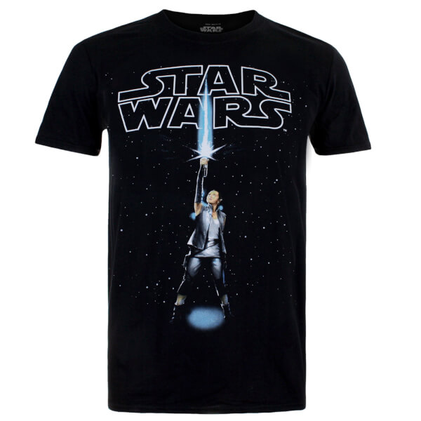 Star Wars Men's The Last Jedi Rey Logo T-Shirt - Black Merchandise | Zavvi