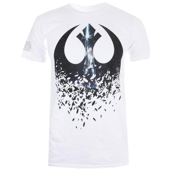 Star Wars Men's The Last Jedi Rey Icon T-Shirt - White | IWOOT