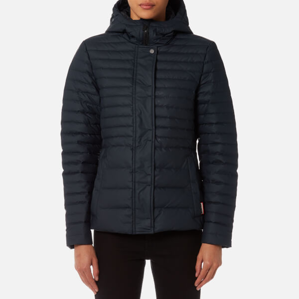 Hunter Women's Original Refined Down Jacket Navy Womens Clothing