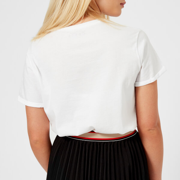 Guess triangle logo t shirt womens south africa