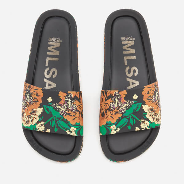 Melissa Women's 3D Beach Slide Sandals - Black | FREE UK Delivery | Allsole