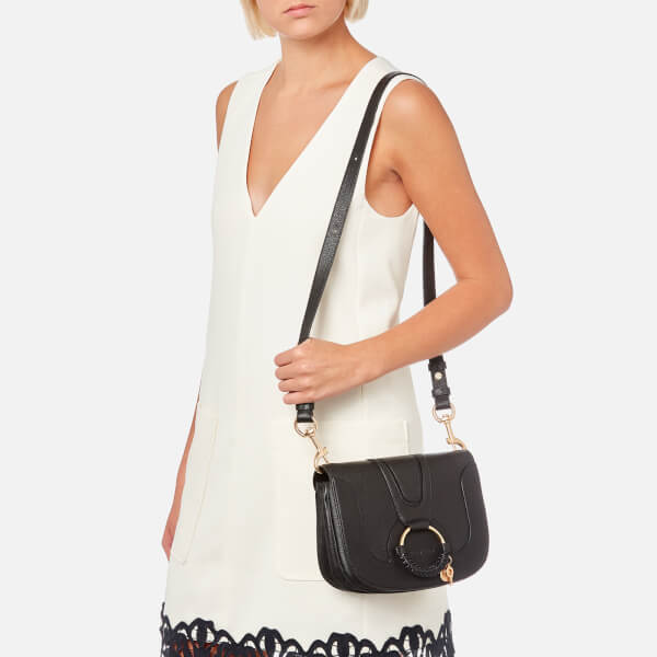 See By Chloé Women&#39;s Hana Leather Cross Body Bag - Black - Free UK Delivery over £50