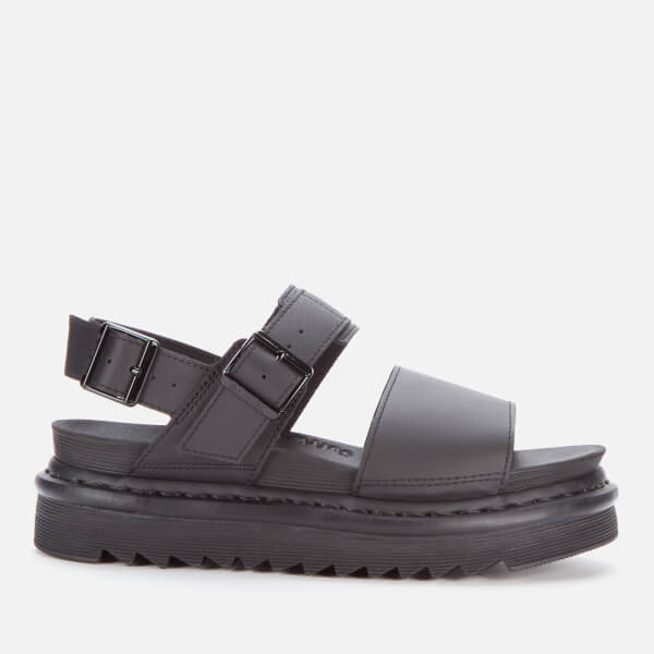 Voss Leather Double Strap Sandals