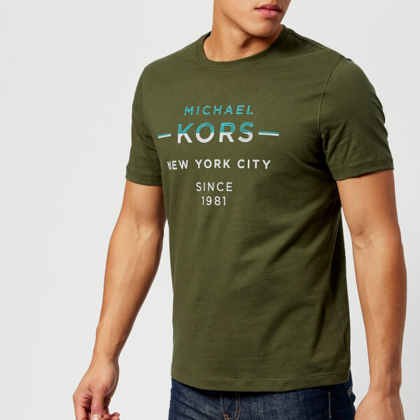 Michael Kors Men's Double Take Michael Kors Logo Graphic Short Sleeve T