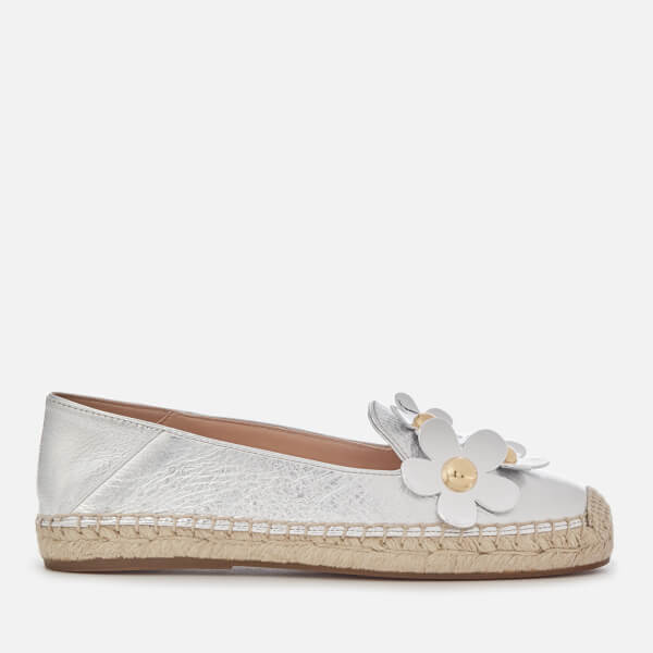 Marc Jacobs Women's Daisy Flat Espadrilles - Silver - Free UK Delivery over Â£50